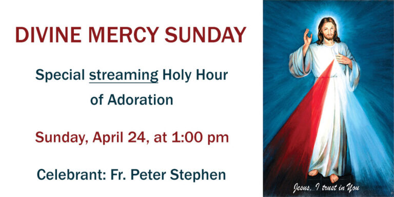 Divine Mercy Sunday – Holy Redeemer